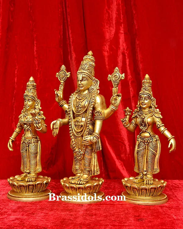 Kamal Balaji Set with bhu devi & sree devi - image 2