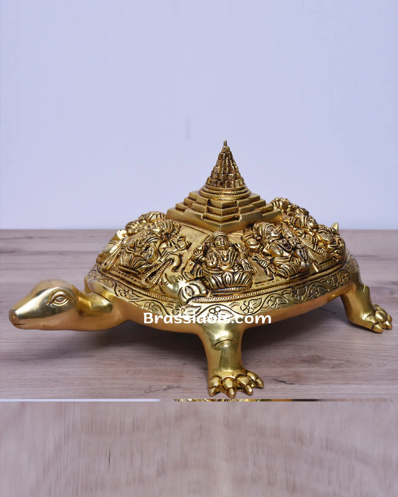 Brass Tortoies Ast Laxmi - image 1