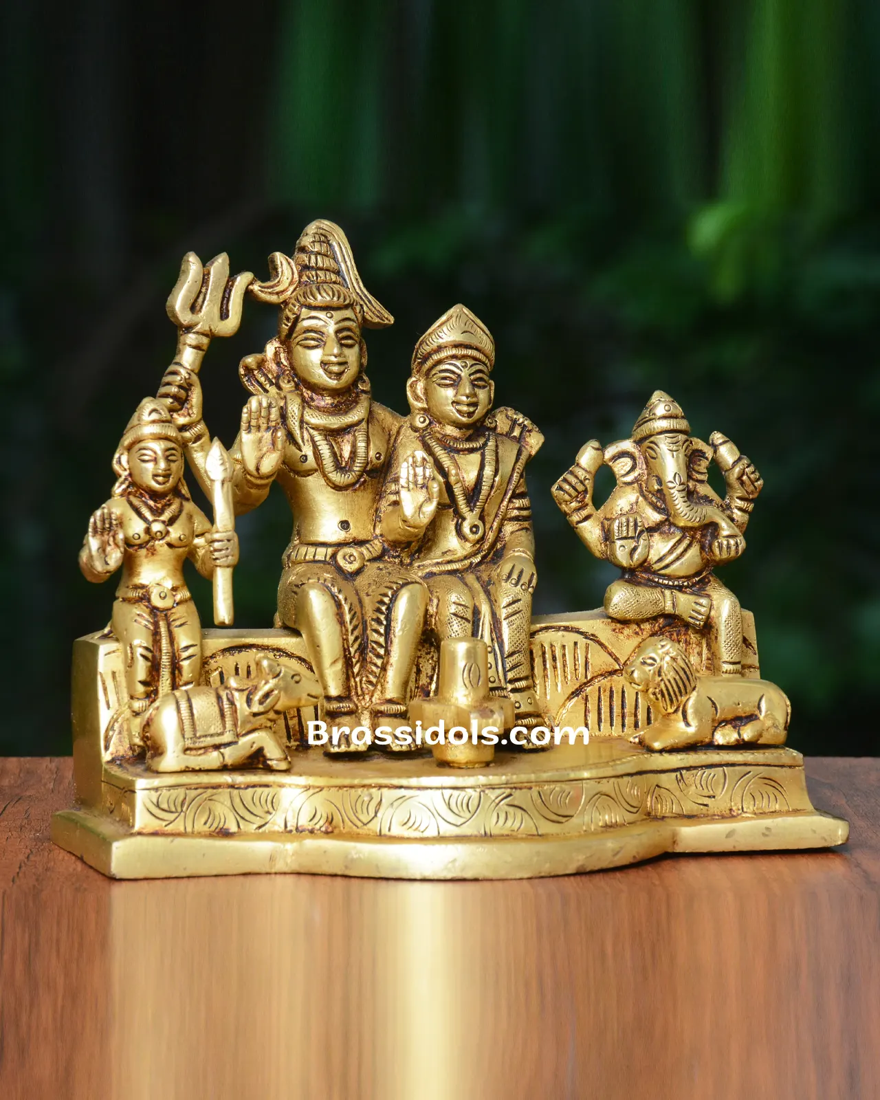 Shiva Parvathi Family with Base - image 2