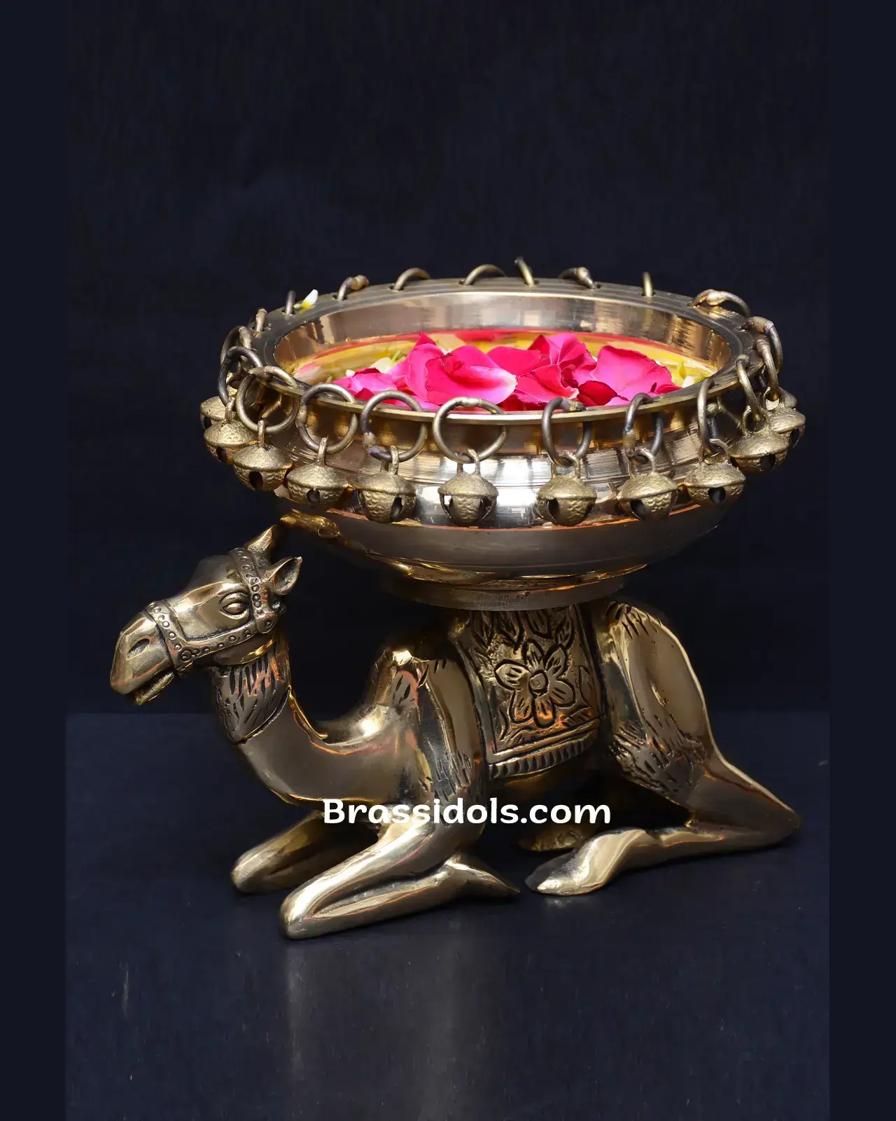 Brass Camel Urli - image 1