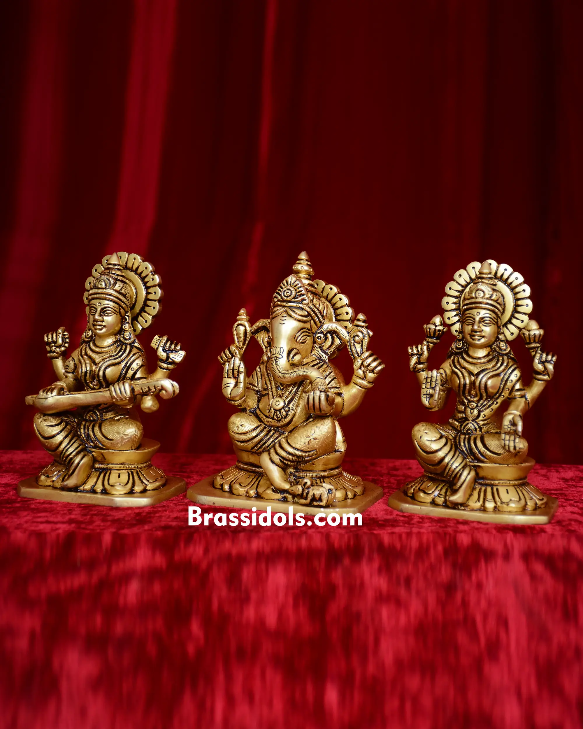 Laxmi Ganesh Saraswati Pentagun base - image 2