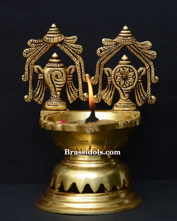 Shank Chakra with Diya - image 1