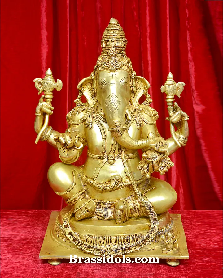 Square Base Ganesh - image 1