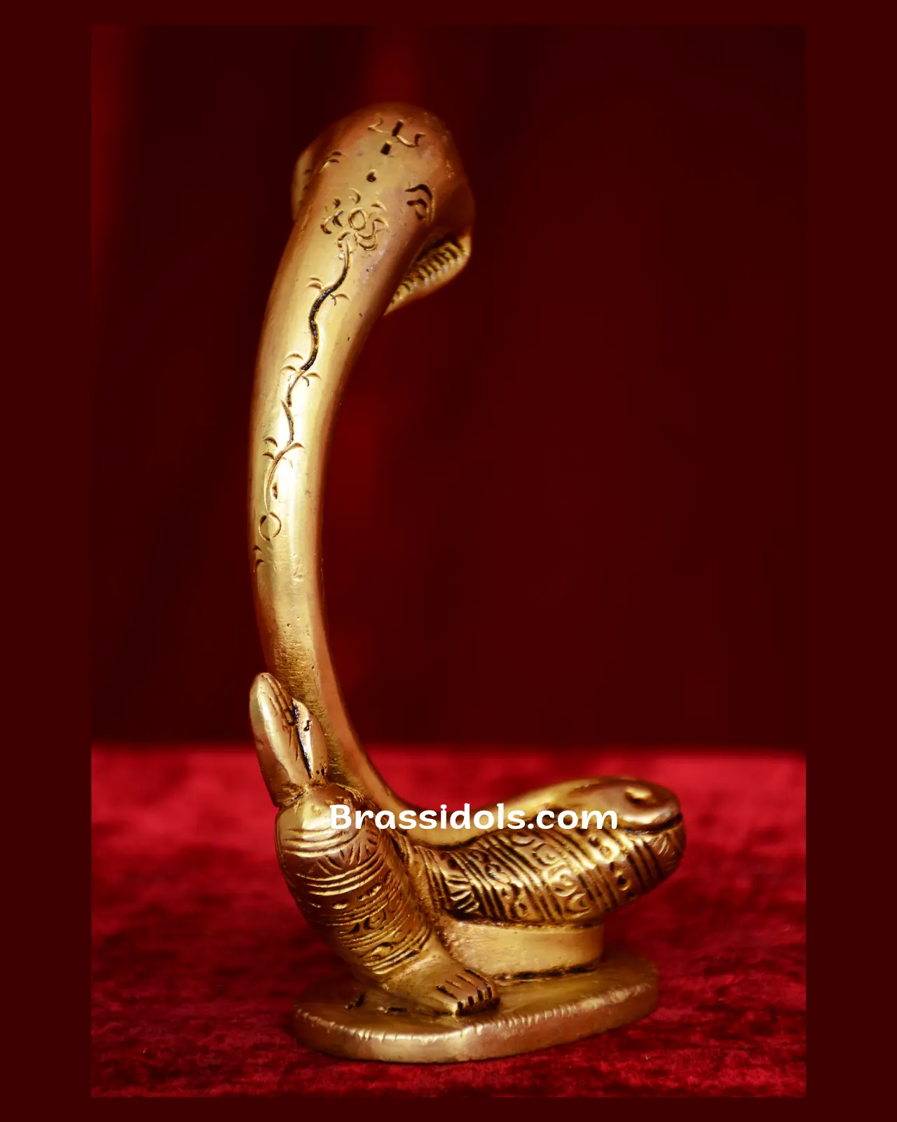 Brass Modern Ganesh idol - 6 inches - image 2