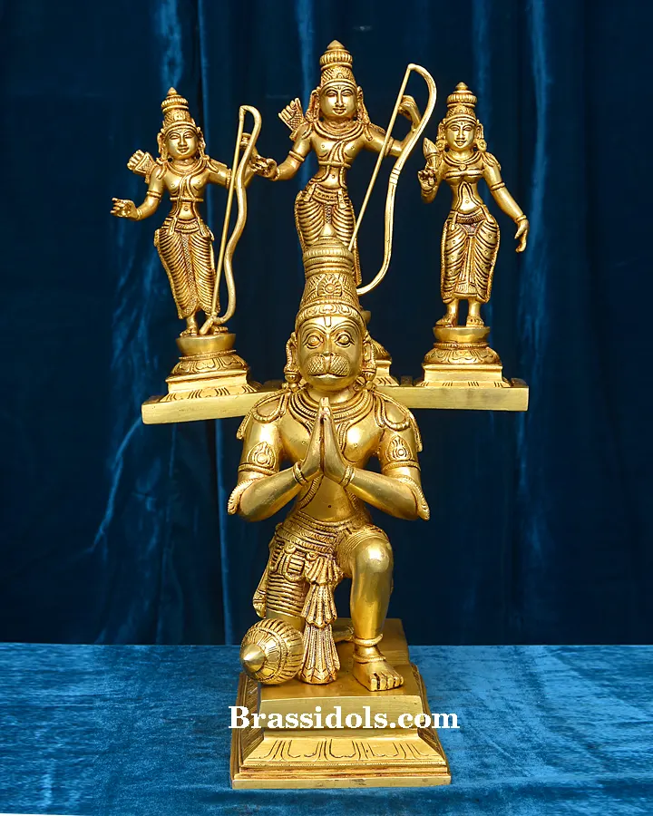 Hanuman with Ram Darbar - image 1