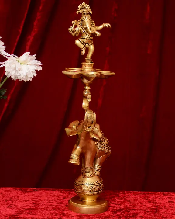 Ganesh Elephant Lamp - image 1